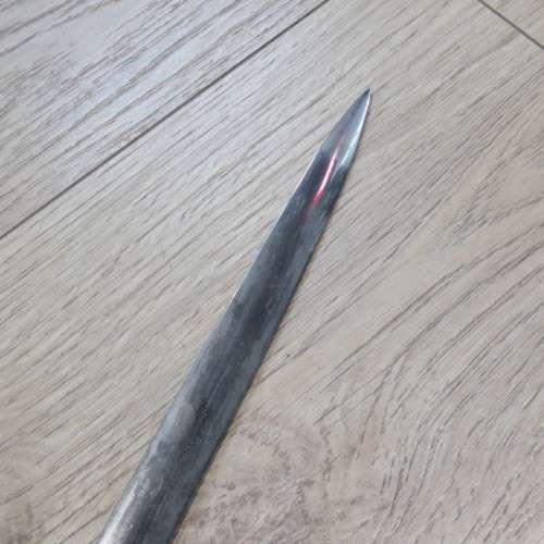 Old South African Ceremonial Officer`s dress sword with Sam Browne leather belt - GMS Solingen