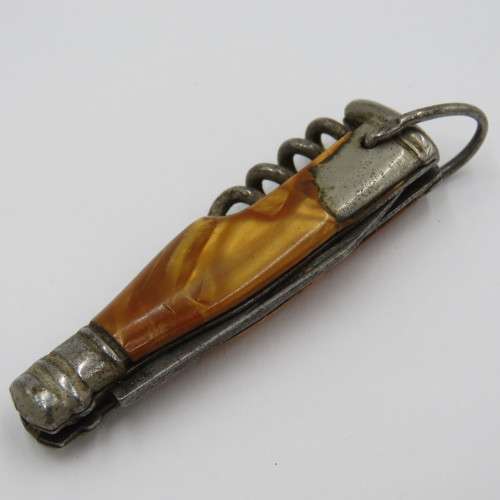 Vintage Richards bottle shaped pocket knife with corkscrew