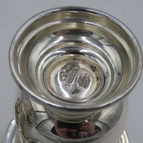 Pair of Viners Sheffield silverplated tooth pick holders