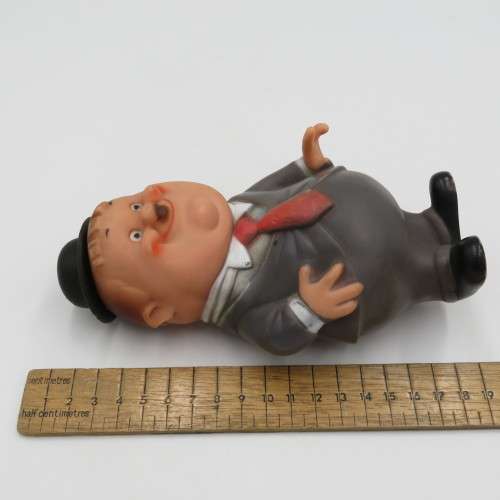 Vintage Laurel rubber doll of Laurel and Hardy