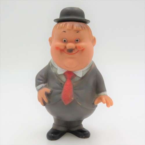Vintage Laurel rubber doll of Laurel and Hardy