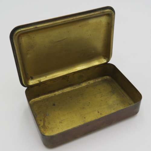 WW1 Christmas 1914 brass tin