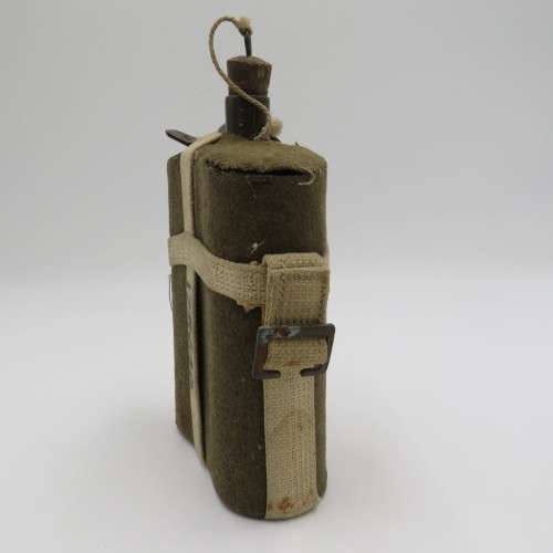 WW2 SA Army water bottle with felt cover and straps