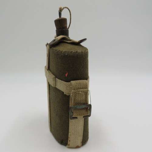 WW2 SA Army water bottle with felt cover and straps
