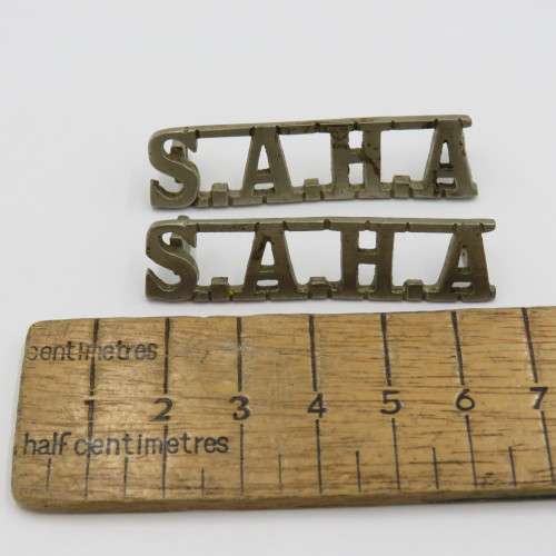 Pair of SA Heavy Artillery shoulder titles