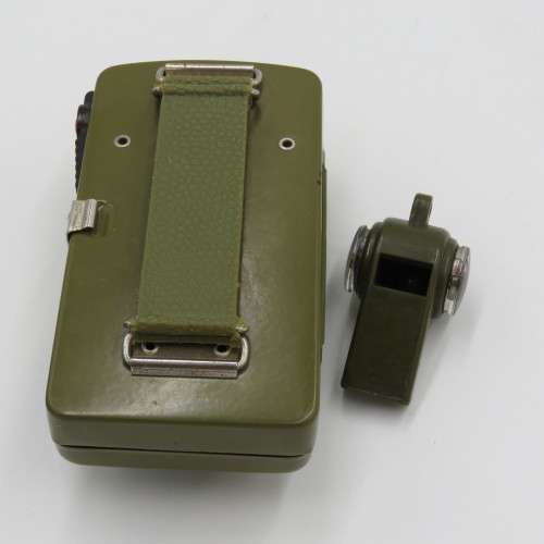 Military pocket lantern and whistle in SADF ammo pouch