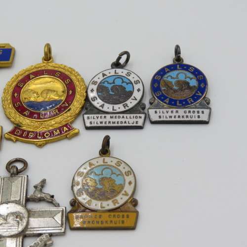 Lot of SA Life saving medals