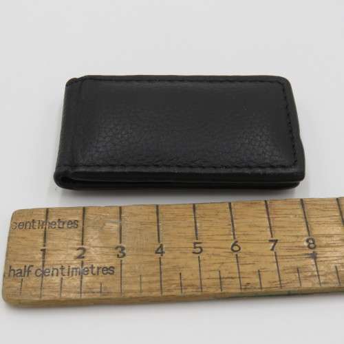 Leather money clip - Notes in photos not included