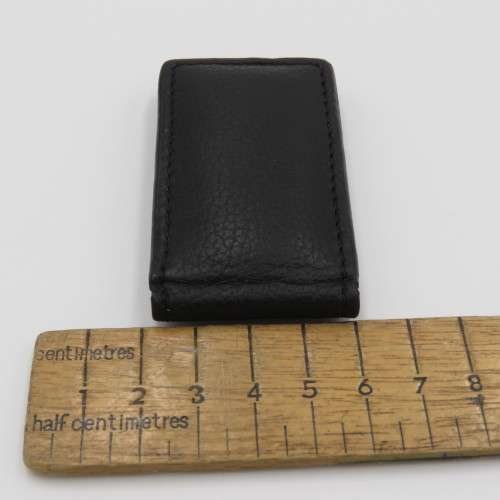 Leather money clip - Notes in photos not included