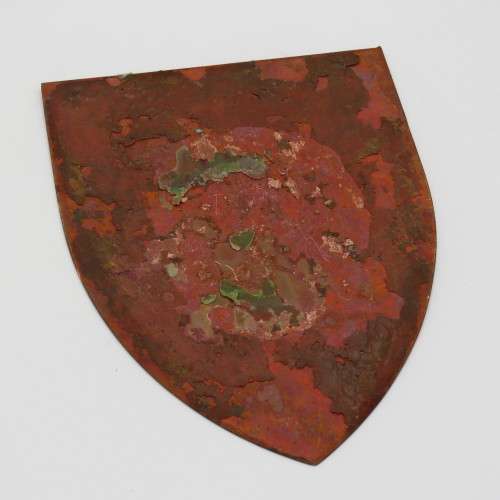 British South Africa Police copper plaque