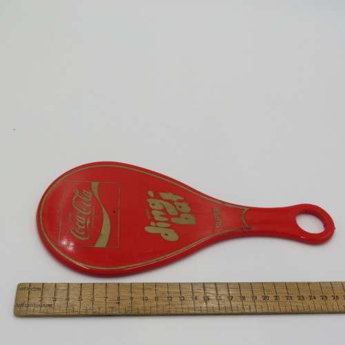 Vintage Coca-Cola Russel Ding-bat Super with 2 balls - Needs string