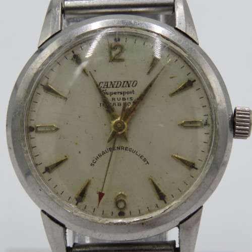 Vintage Candino Supersport manual wind mens watch - Working