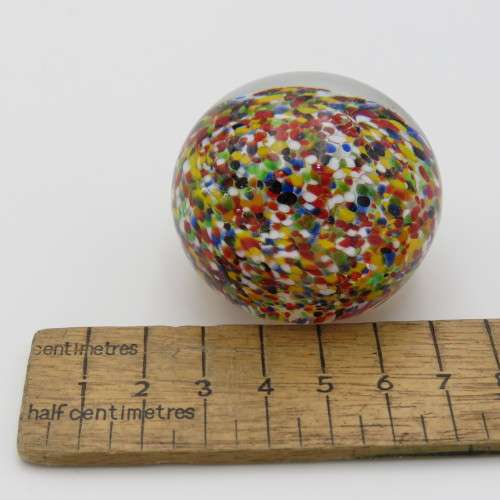 Beautiful handmade glass paperweight