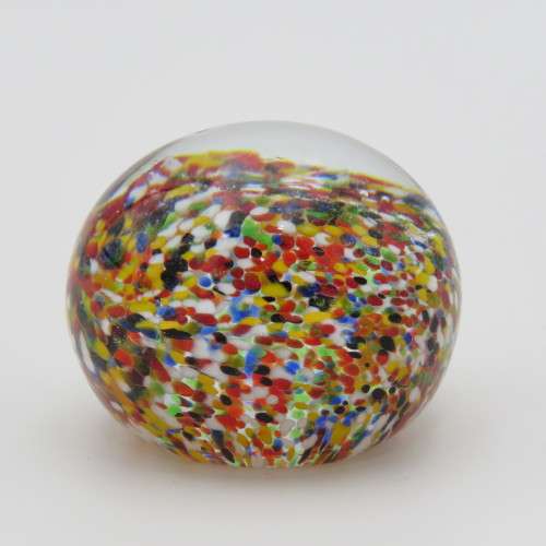 Beautiful handmade glass paperweight
