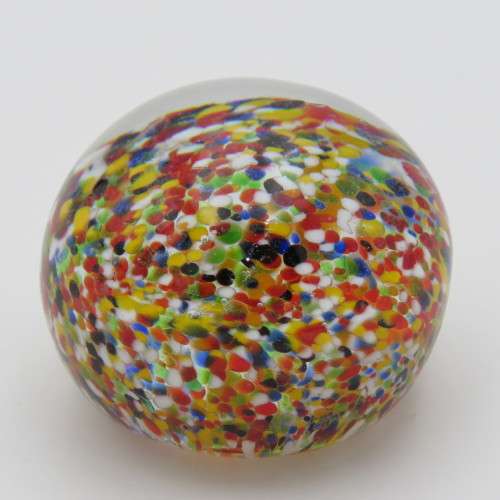 Beautiful handmade glass paperweight