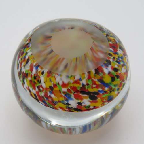 Beautiful handmade glass paperweight