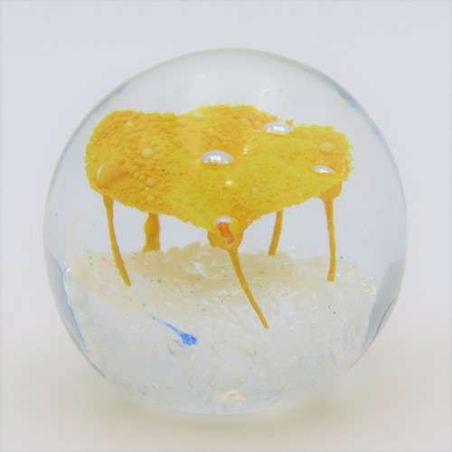 Vintage Lampwork handmade glass paperweight