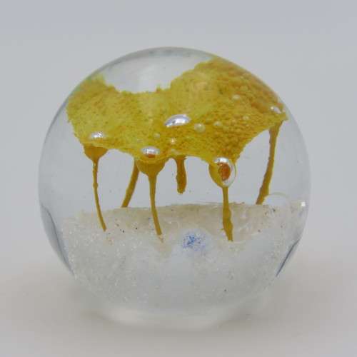 Vintage Lampwork handmade glass paperweight