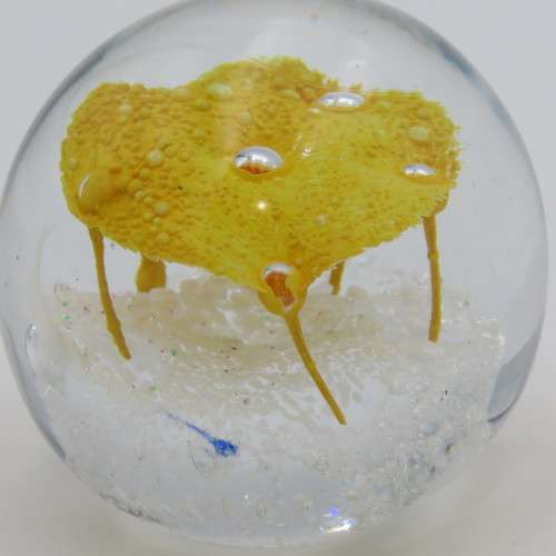 Vintage Lampwork handmade glass paperweight