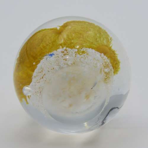 Vintage Lampwork handmade glass paperweight