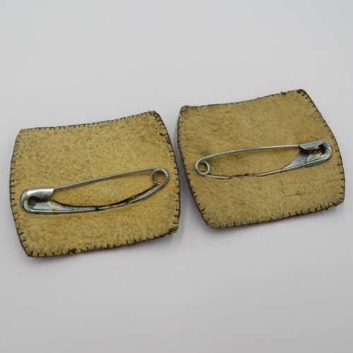 Pair of SADF Warrant Officer cloth badges