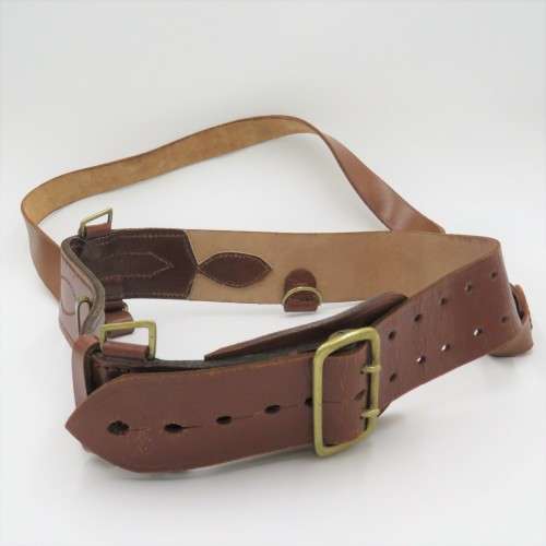 Old SA Army Sam Browne leather belt - Length 108 cm