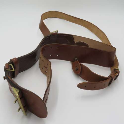 Old SA Army Sam Browne leather belt - Length 108 cm