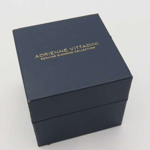 Adrienne Vittadini Genuine diamond quartz ladies watch in box