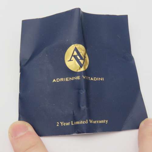 Adrienne Vittadini Genuine diamond quartz ladies watch in box