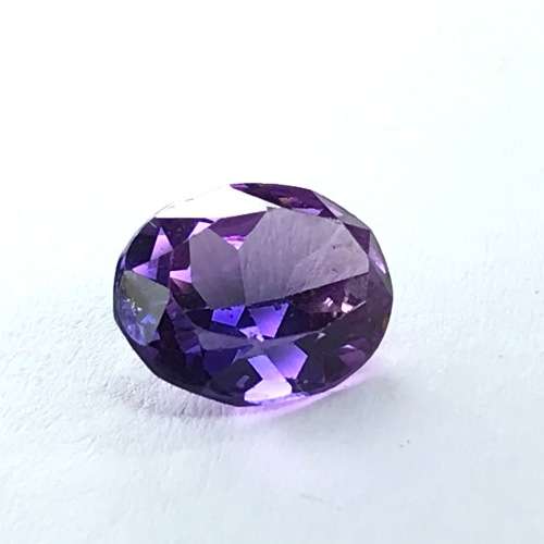 Synthetic Sapphire 2.22 carat purple stone - oval cut - @ CRAZY R1 START