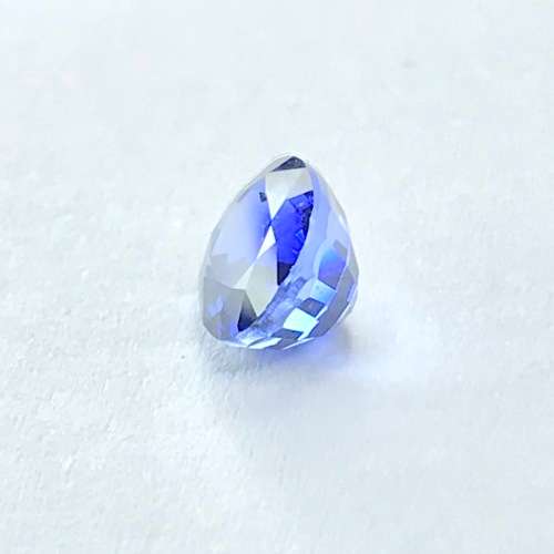 Synthetic Sapphire 2.1 carat dark bright blue stone - oval cut - @ CRAZY R1 START