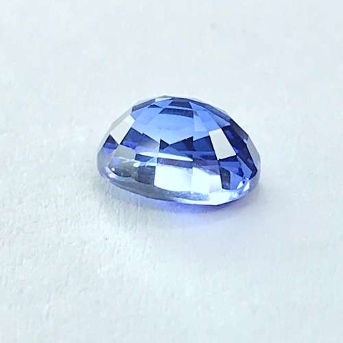 Synthetic Sapphire 2.1 carat dark bright blue stone - oval cut - @ CRAZY R1 START