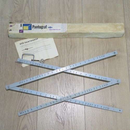 Vintage Rumold Pantograf / Pantograph - Box length 63 cm