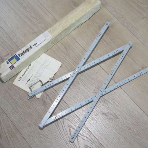 Vintage Rumold Pantograf / Pantograph - Box length 63 cm