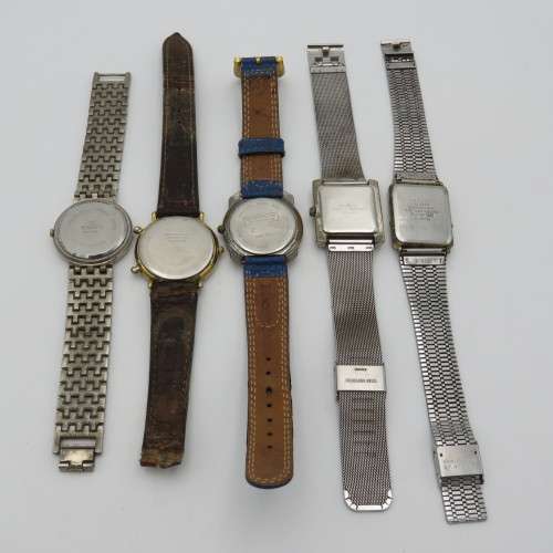 Lot of 10 Quartz watches for spares - Not working
