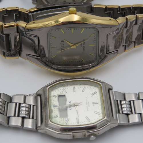 Lot of 10 Quartz watches for spares - Not working