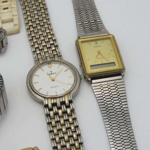 Lot of 10 Quartz watches for spares - Not working