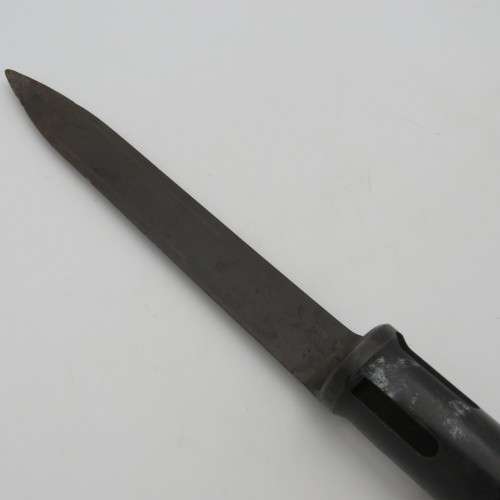 SADF R1 Rifle bayonet with frog - Well used - No clip