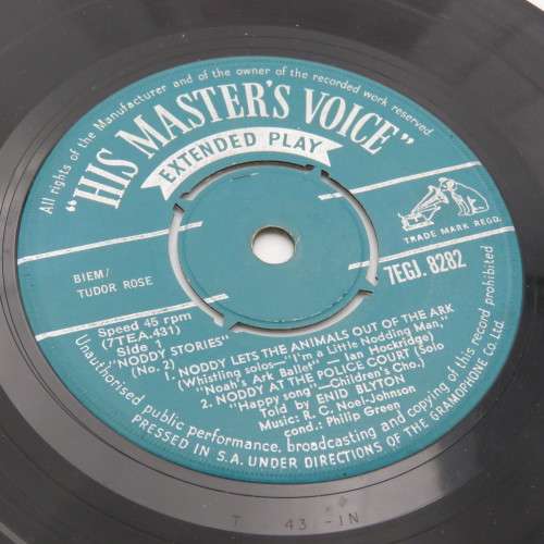 His Masters Voice Noddy Stories told by Enid Blyton No.2 - 45 rpm vinyl record