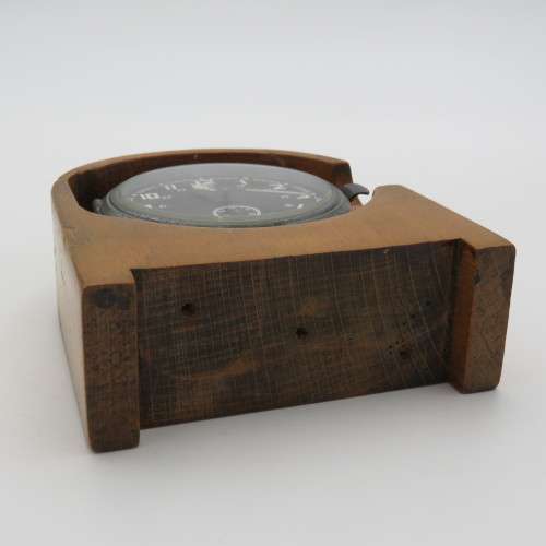 WW2 German Army 1943 Heereseigentum Military field clock - Runs and stops