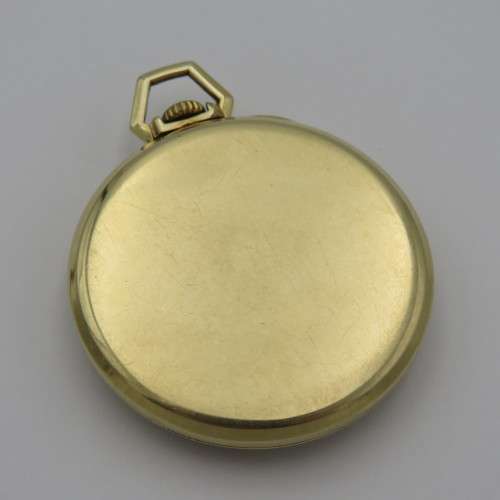 Vintage Eterna pocket watch - 1950`s 14kt rolled gold - Working