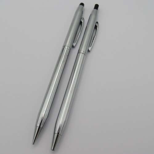 Vintage Kanoe ballpoint pen and mechanical pencil set in case