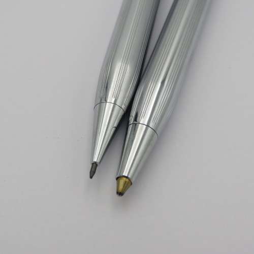 Vintage Kanoe ballpoint pen and mechanical pencil set in case
