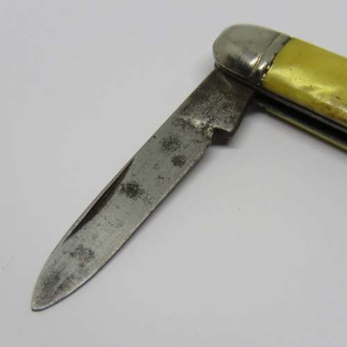 Vintage Richards mini keychain pocket knife - No key ring