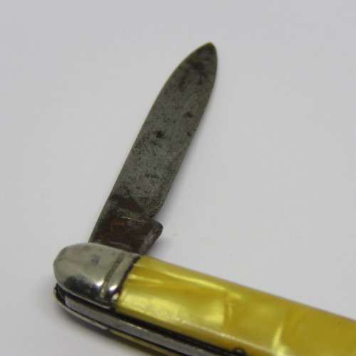 Vintage Richards mini keychain pocket knife - No key ring