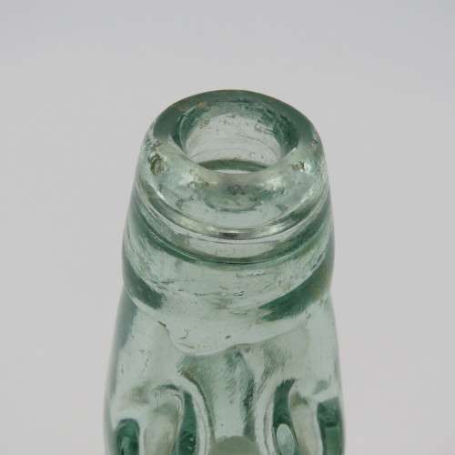 Antique W. Daly, Durban glass soda bottle with marble