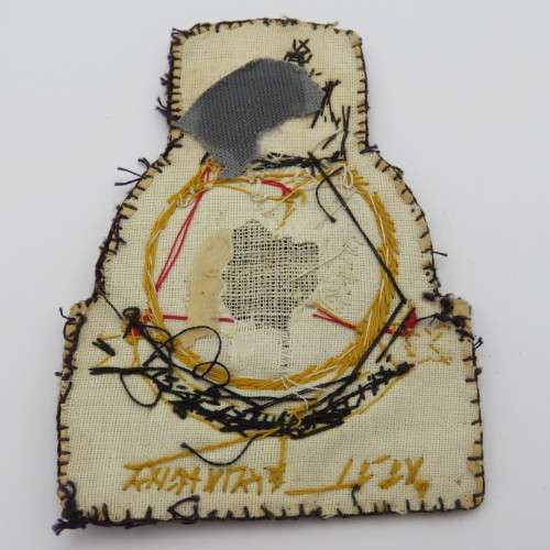 SA Naval Gymnasium Saldanha bullion wire cloth badge