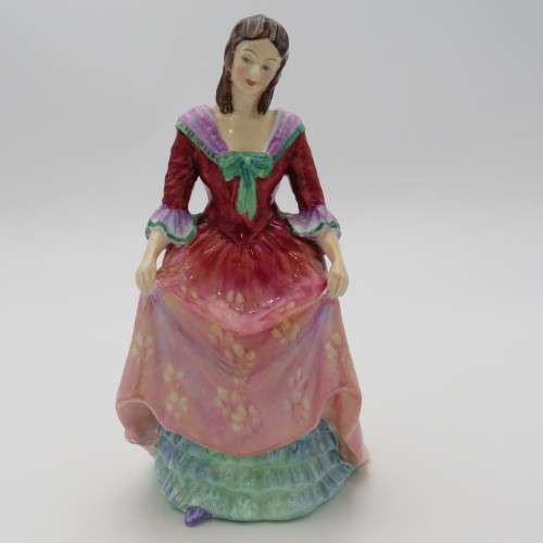 Paragon Fine Bone China Lady Anne porcelain figurine - Unusual colour variation