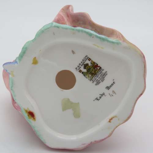 Paragon Fine Bone China Lady Anne porcelain figurine - Unusual colour variation