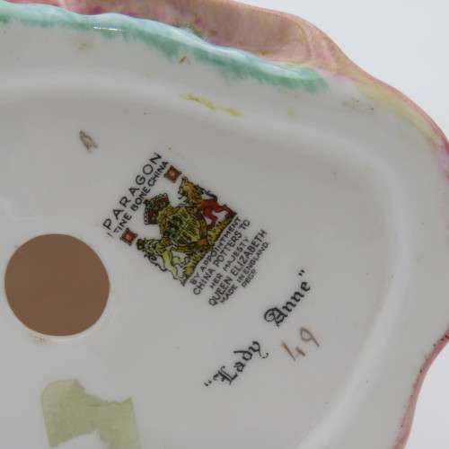 Paragon Fine Bone China Lady Anne porcelain figurine - Unusual colour variation